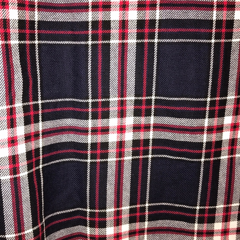 Blue / Red Plaid Button Down Top - Picture 7 of 7